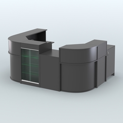 Пристенный павильон Чай и Кофе с собой №2, Черный