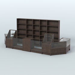 Торговый Островок "Эконом" №12 (8, 7 кв.м), Дуб Венге