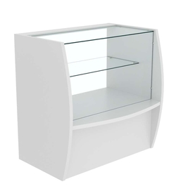 Прилавок Дюна №3 с одной полкой, Серый