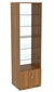Витрина СЭСП-О №2-500 (З/C - Стекло) со стеклянными полками Орех