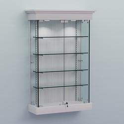 Витрина для музеев "Коллекция" настенная №1-4-РЕГ, Ясень Анкор светлый