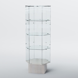 Витрина для музеев "Коллекция" №15, Ясень Анкор светлый