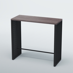 Барный стол "Кофе-брейк" №6, Ясень Анкор темный