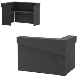 Стойка ресепшен АРТ №1, Черный