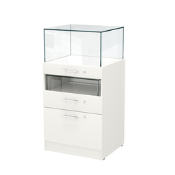 Прилавок ювелирный "Диаманд" №2-600 пристенный, Белый