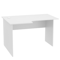 Стол эргономичный офисный СЭ-15 (левосторонний), Серый