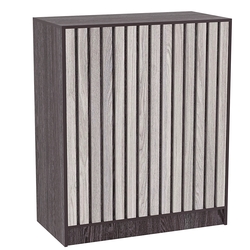 Прилавок под кассу серии "Смок" №1, Ясень Анкор темный + Ясень Анкор светлый