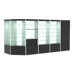 Павильон №9 из ДСП (6, 58 кв. м), Черный и Белый