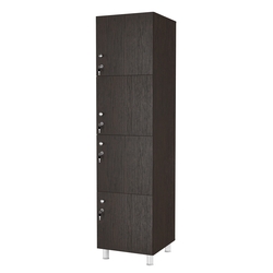 Шкаф для раздевалок СТАНДАРТ-КВАРТЕТ №2, Дуб Венге