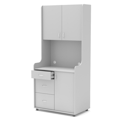 Офисная мини-кухня ЭЛЕГИЯ №4, Серый