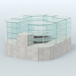 Павильон ИСТРА в центр зала №2 (открытый) (4, 94 кв.м), Метрополитан Грей