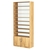 Стеллаж из ДСП с 8-ю полками 350x900 мм серии LEVEL-8 №13-1 (З/C - СТЕКЛО) Дуб Золотистый