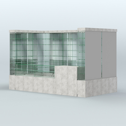 Павильон ИСТРА (глубина витрин-300мм) №3б (5, 94 кв.м), Метрополитан Грей