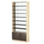 Стеллаж из ДСП с 7-ю полками 300x900 мм серии LEVEL-7 №12-1 (З/C - СТЕКЛО) Дуб Сонома + Дуб Венге