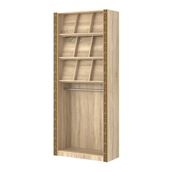 Торговый стенд для продажи рубашек в стиле БАРОККО №СТ-Р-1, Дуб сонома