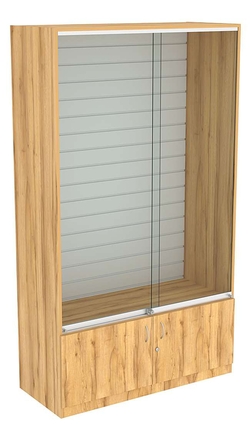 Витрина закрытая СЭСП с экономпанелью №1-1-500, Дуб Золотистый