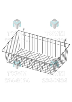 Полка-корзина большая П09, Полка-корзина большая П09 Белая