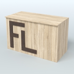 Ресепшн-стол "Фаберлинк" , Дуб Сонома + Дуб Венге