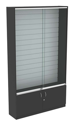 Витрина широкая СЭСП с экономпанелью №1-1-300 (закрытая), Черный