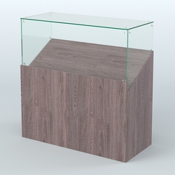 Прилавок для хлебной лавки ХЛ-ПР-02, Ясень Анкор темный