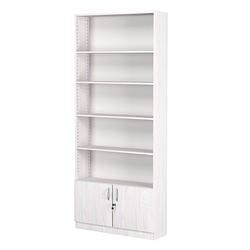 Стеллаж из ДСП с 4-мя полками 250x900 мм серии LEVEL-4 №11 (З/C - ДВП), Ясень Анкор светлый