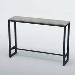 Барный стол "Кофе-брейк" №10, Бетон Чикаго светло-серый F186 ST9