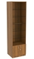 Витрина СЭСП-О №2-500 (З/C - ДВП) со стеклянными полками Орех