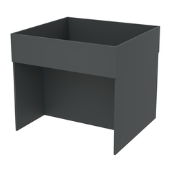 Корзина для распродаж из ДСП №9, Антрацит