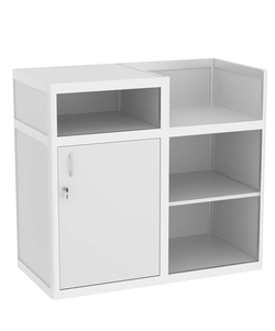 Прилавок под кассу из профиля №1  (закрытый), Серый