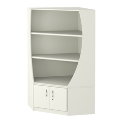 Стеллаж Гарант угловой низкий №2, Белый