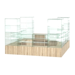 Павильон ИСТРА островной №3б (11, 35 кв.м), Дуб сонома