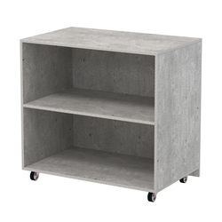 Недорогой прилавок на колесах под декоративные молдинги №ПДМ-16, Метрополитан Грей