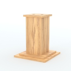 Подставка под 2 флага "Коллекция" №2, Дуб Золотистый