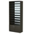 Стеллаж из ДСП с 9-ю полками 350x900 мм серии LEVEL-9 №13-2 (З/C - ЗЕРКАЛО) Черный