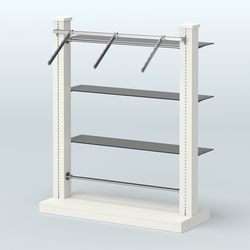 Островная система с перфорацией и прямыми полками №13, Белый
