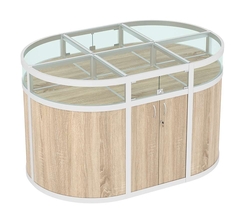 Прилавок-остров №7 (1,5 кв.м), Дуб сонома