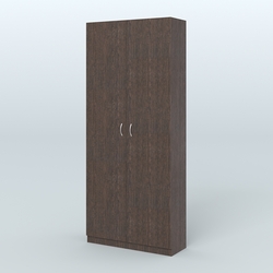 Аптечный шкаф одежды персонала для двух человек №2, Дуб Венге