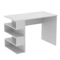 Стол письменный со стеллажом СПС-03-Л (левосторонний), Серый