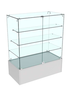 Прилавок Истра с распашными дверками №108 (закрытый), Серый