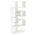 Стеллаж серии КУБ с комбинированными полками №8 Белый