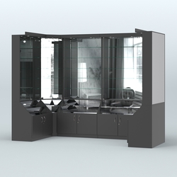 Павильон П-образной формы серии Эталон №3, Черный