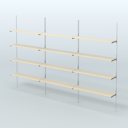 Neo Fix №9 с полками ДСП (3600 мм), Крем Вайс