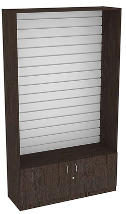 Витрина СЭСП с экономпанелью для продажи №1-1-400 (открытая), Дуб Венге