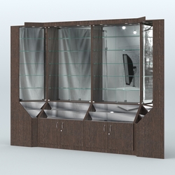 Павильон серии Эталон с зеркальными стенками  №2, Дуб Венге