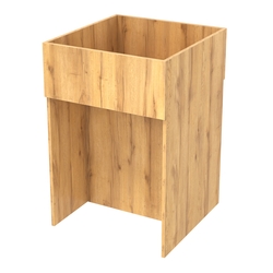 Корзина для распродаж из ДСП №1, Дуб Золотистый