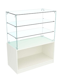 Прилавок Истра с накопителем №27 (открытый), Белый