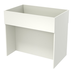 Корзина для распродаж из ДСП №5, Белый