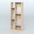Стеллаж из ДСП серии ЛОФТ №9-1 (зеркальное отражение - Z) Дуб Сонома