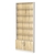 Стеллаж из ДСП с 5-ю полками 100x900 мм серии LEVEL-5 №8 (З/C - ДВП) Белый + Дуб Сонома