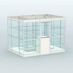 Павильон из профиля островной №1в, Белый